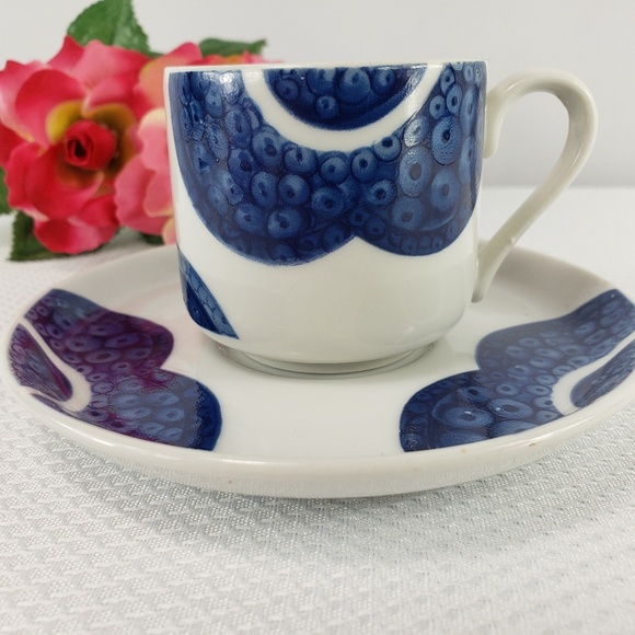 Nuage Fine China Tea Cup And Saucer Tuscany Japan - Picture 4 of 8